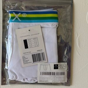 NWT CX12 Size Small COCKSOX Men's Contour Pouch Boxer Brief – Contrast Waistband